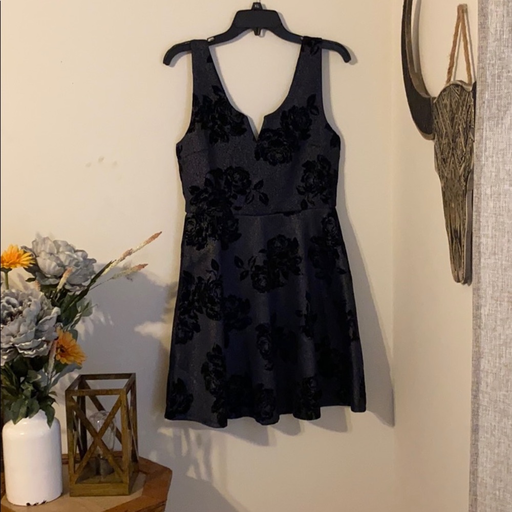 Blue dress